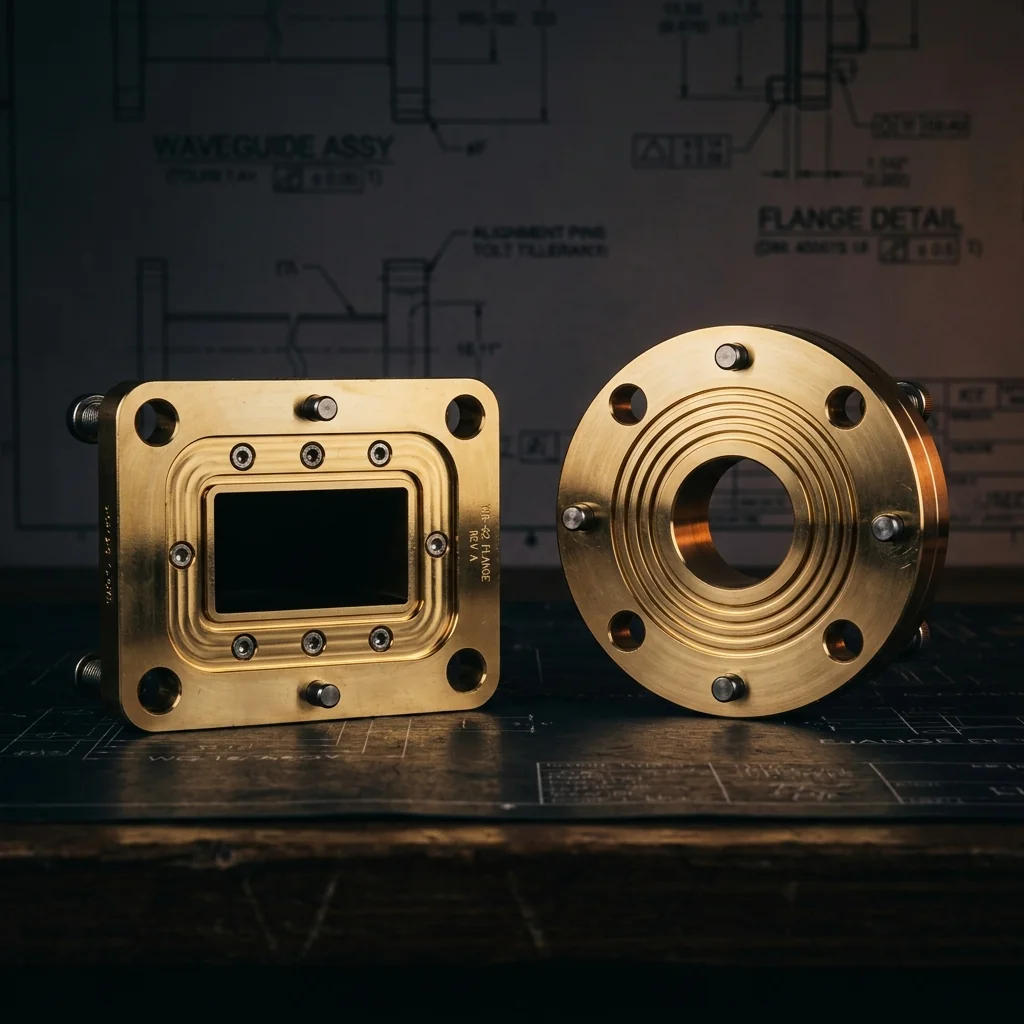 Precision waveguide flanges